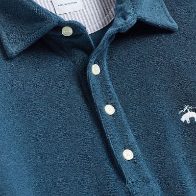 コットン／ポリエステル テリークロス ポロシャツ | Brooks Brothers