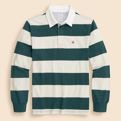 コットンジャージー GFロゴ ラグビーシャツ | Brooks Brothers