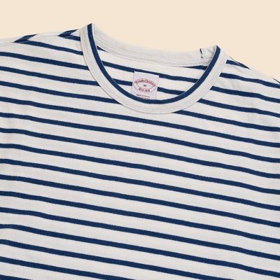 コットン GFロゴ マリナーストライプ ロングスリーブTシャツ