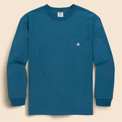 カットソー BW ． LAYERED TRIM CREWNECK LS