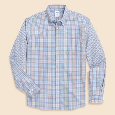 ＜Brooks Brothers＞コットンポプリン　シーズナルパターン　フライデーシャツ