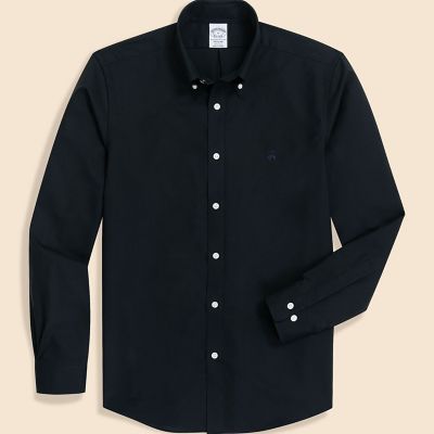 ウォッシャブルウール GFロゴ カジュアルシャツ | Brooks Brothers