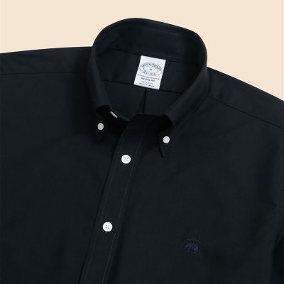 ウォッシャブルウール GFロゴ カジュアルシャツ | Brooks Brothers