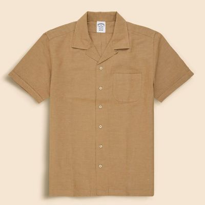 コットン／リネン キャンプシャツ | Brooks Brothers/ブルックス