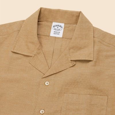 コットン／リネン キャンプシャツ | Brooks Brothers/ブルックス