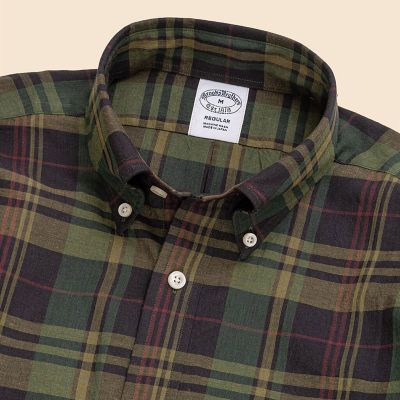 コットン マドラスチェック カジュアルシャツ Regular Fit