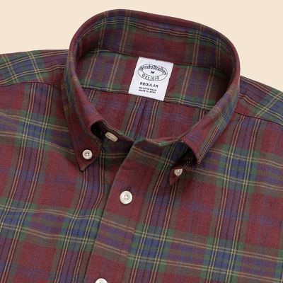 コットン マドラスチェック カジュアルシャツ Regular Fit