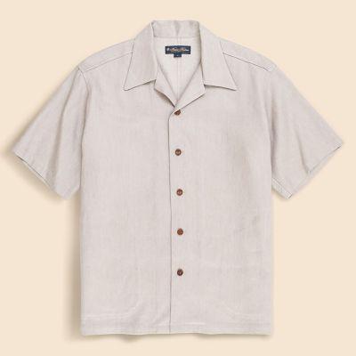 ＜Brooks Brothers＞リネン／ウール　オープンカラーシャツ