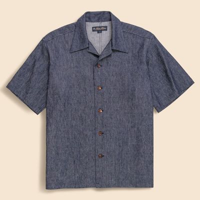 リネン／ウール オープンカラーシャツ | Brooks Brothers/ブルックス