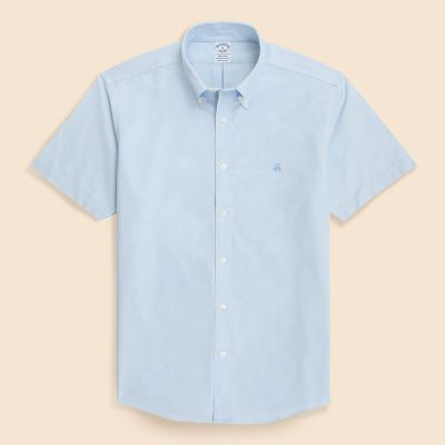 ＜Brooks Brothers＞ストレッチコットン　ＧＦロゴ　ショートスリーブ　カジュアルシャツ　Ｒｅｇｕｌａｒ　Ｆｉｔ