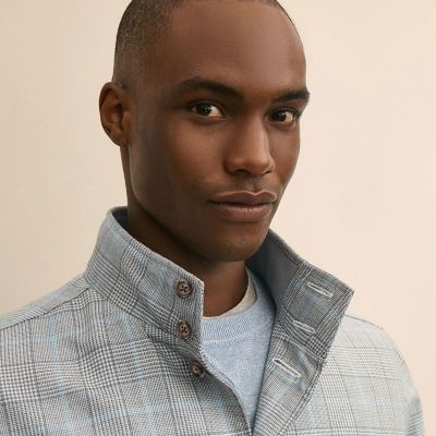 シルク／ウール グレンプラッド バルスターブルゾン | Brooks Brothers