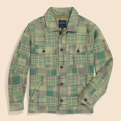 コットン マドラスパッチワーク シャツジャケット | Brooks Brothers