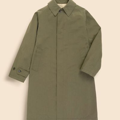 ナイロンタスラン ラグランスリーブ バルカラーコート | Brooks