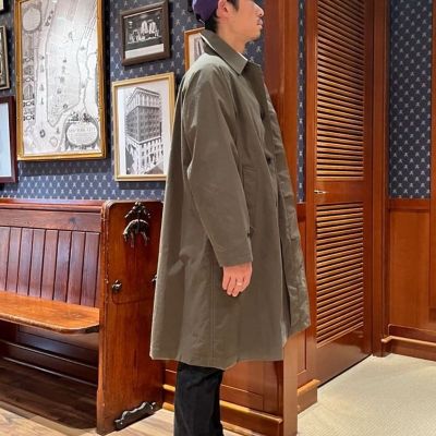 ナイロンタスラン ラグランスリーブ バルカラーコート | Brooks