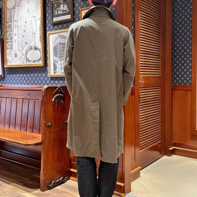ナイロンタスラン ラグランスリーブ バルカラーコート | Brooks