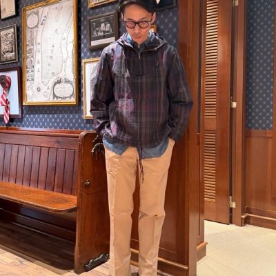 コットン マドラス フーデッドパーカー | Brooks Brothers/ブルックス