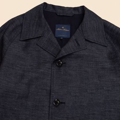 ウール／リネン ミニヘリンボーン ショップコート | Brooks Brothers