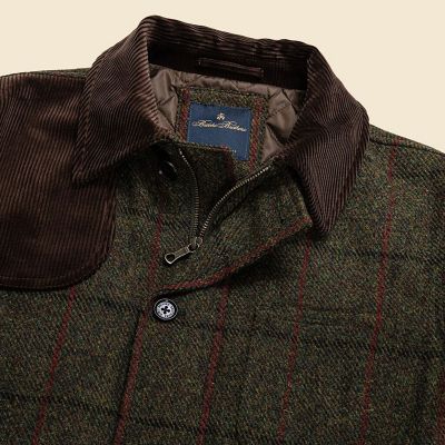 ハリスツイード キルティングライナー バーンコート | Brooks Brothers