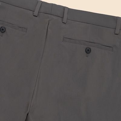 ポリエステル　ストレッチポプリン　プレーンフロント　チノパンツ　Ｓｌｉｍ