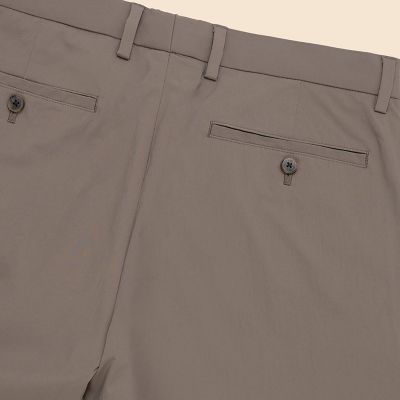 ポリエステル　ストレッチポプリン　プレーンフロント　チノパンツ　Ｓｌｉｍ