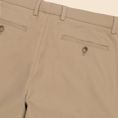 ポリエステル　ストレッチポプリン　プレーンフロント　チノパンツ　Ｓｌｉｍ