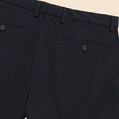 ポリエステル　ストレッチポプリン　プレーンフロント　チノパンツ　Ｓｌｉｍ