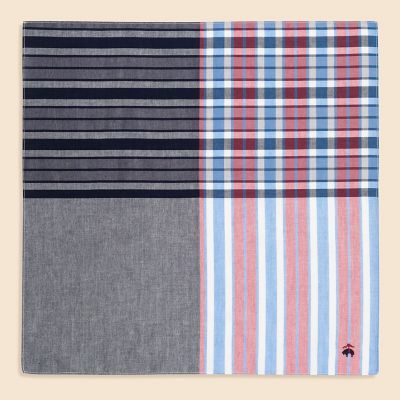 コットン GFロゴ プラッド ハンカチ | Brooks Brothers/ブルックス