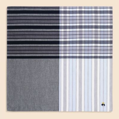 コットン GFロゴ プラッド ハンカチ | Brooks Brothers/ブルックス