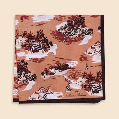 コットン アイランドプリント ハンカチ | Brooks Brothers/ブルックス