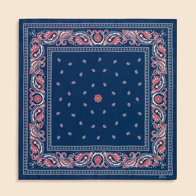 ＜Brooks Brothers＞シルク　バンダナプリント　スカーフ