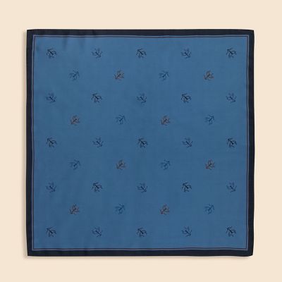 ＜Brooks Brothers＞シルク　ＧＦプリント　スカーフ