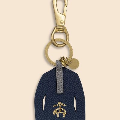 カウレザー ネイビーブレザー キーフォブ | Brooks Brothers