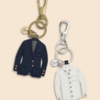 カウレザー ネイビーブレザー キーフォブ | Brooks Brothers