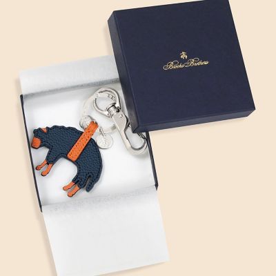 カウレザー GFロゴ キーフォブ | Brooks Brothers/ブルックス