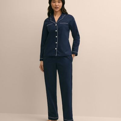 ＜Brooks Brothers＞コットン　コントラストパイピング　パジャマ