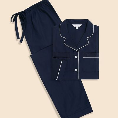 コットン コントラストパイピング パジャマ | Brooks Brothers