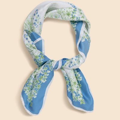 ＜Brooks Brothers＞シルク　フローラルプリント　スカーフ