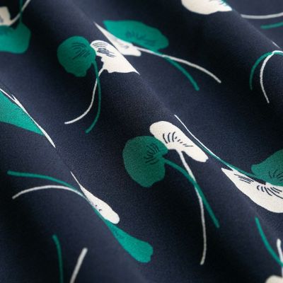 シルク リーフプリント Aライン ミディスカート | Brooks Brothers
