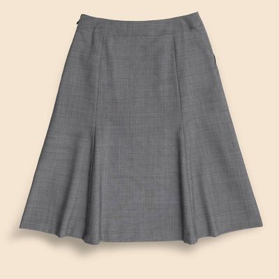 ポリエステル／ウール ピンヘッド フレアスカート | Brooks Brothers