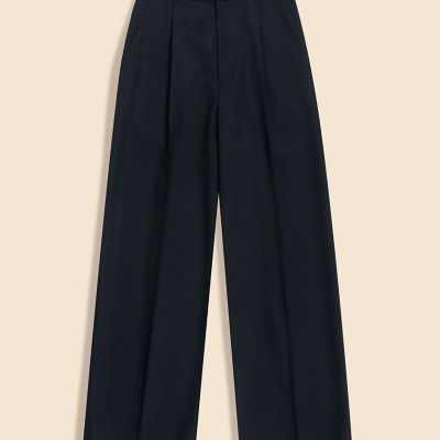 ＜Brooks Brothers＞Ｂｒｏｏｋｓ　Ｂｒｏｔｈｅｒｓ　Ｅｘｐｌｏｒｅｒ　ウール　ワイドレッグ　プリーテッド　ドレスパンツ