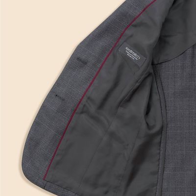ウール グレンチェック シングル2ボタンジャケット | Brooks Brothers