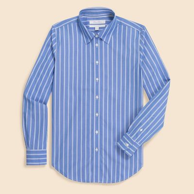 スーピマコットンストレッチ ストライプ ドレスシャツ Classic
