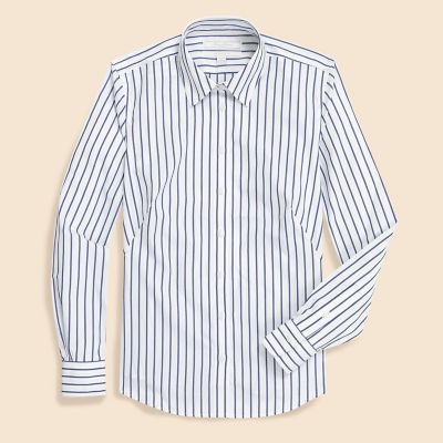 ＜Brooks Brothers＞ストレッチコットン　ストライプシャツ　Ｆｉｔｔｅｄ　Ｆｉｔ