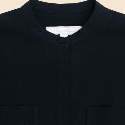 コットンボイル ダブルポケット リラックスフィット ノースリーブ