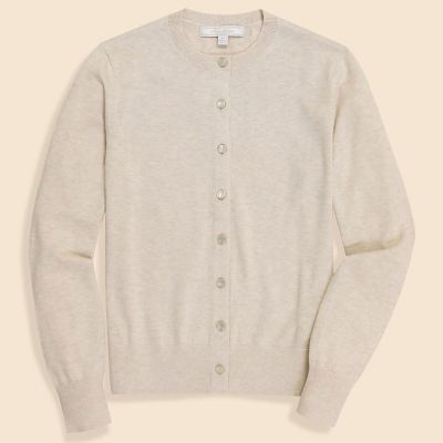 ＜Brooks Brothers＞スーピマコットン　クルーネック　カーディガン