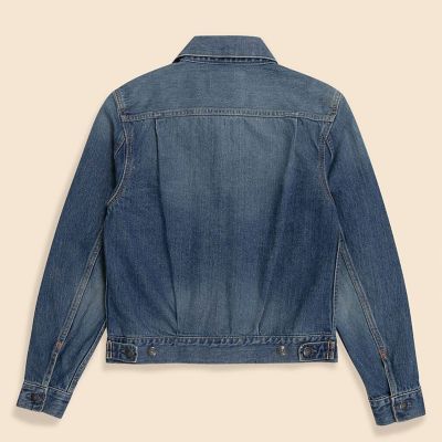 コットンデニム ウォッシュド トラッカージャケット | Brooks Brothers