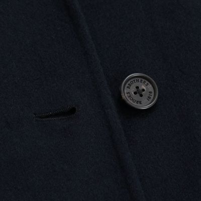 ウール ダブルフェイス ショールカラー ショートコート | Brooks