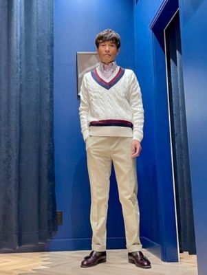 新品未使用 ブルックスブラザーズ スーピマコットン Vネックニット スーピマコットン Vネック セーター | Brooks Brothers Japan