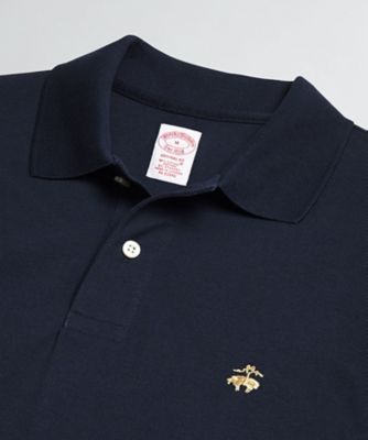 スーピマコットンストレッチ ピケ GFロゴ ポロシャツ