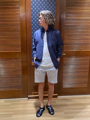 Brooks Brothers] [ブルックスブラザーズ] リネン ショートスリーブ